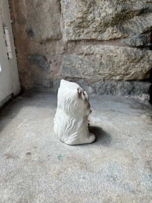 White Ceramic Cat