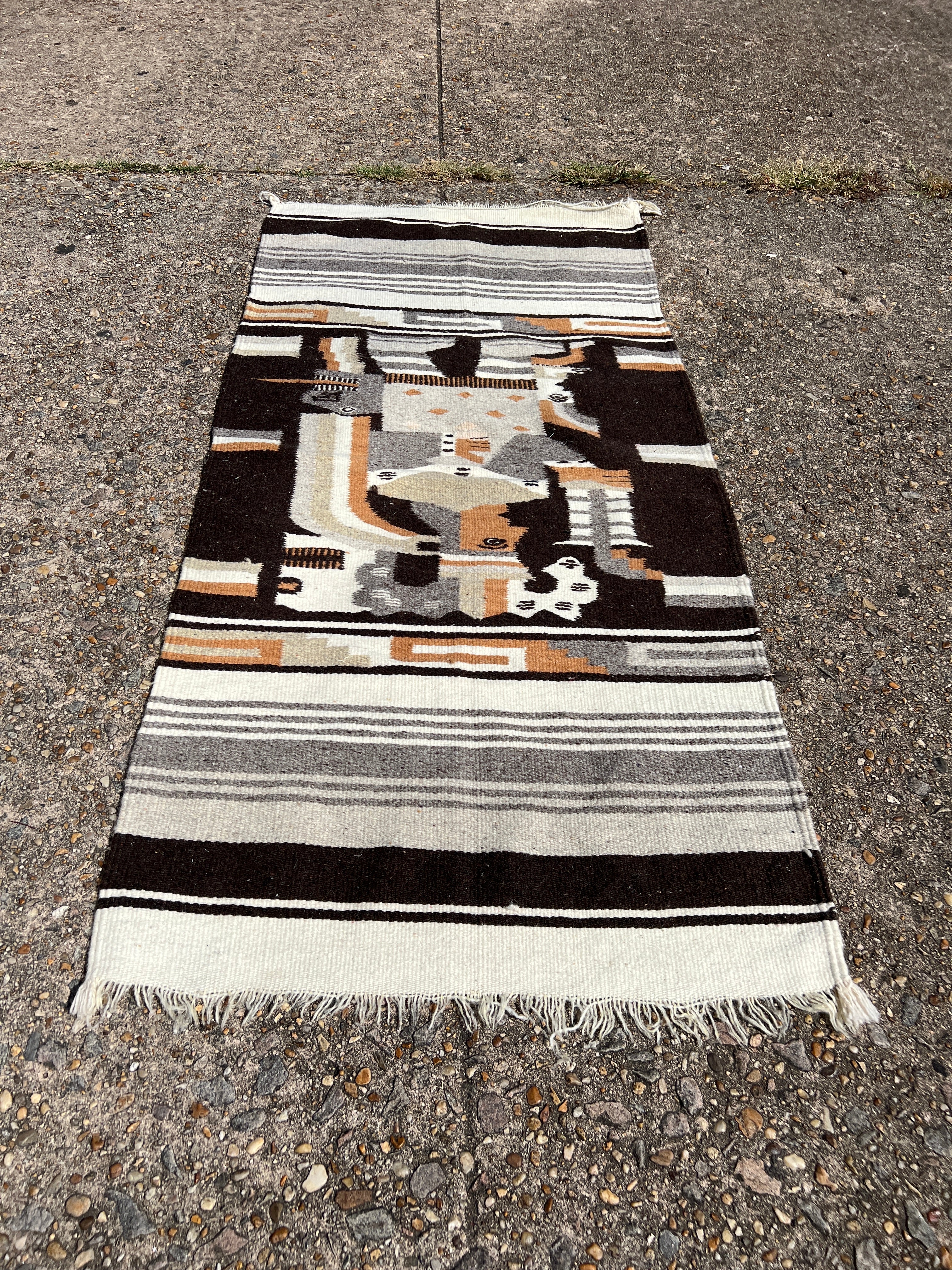 Mayan-Style Rug/Tapestry | 2'2" x 4'7"