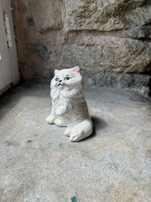 White Ceramic Cat