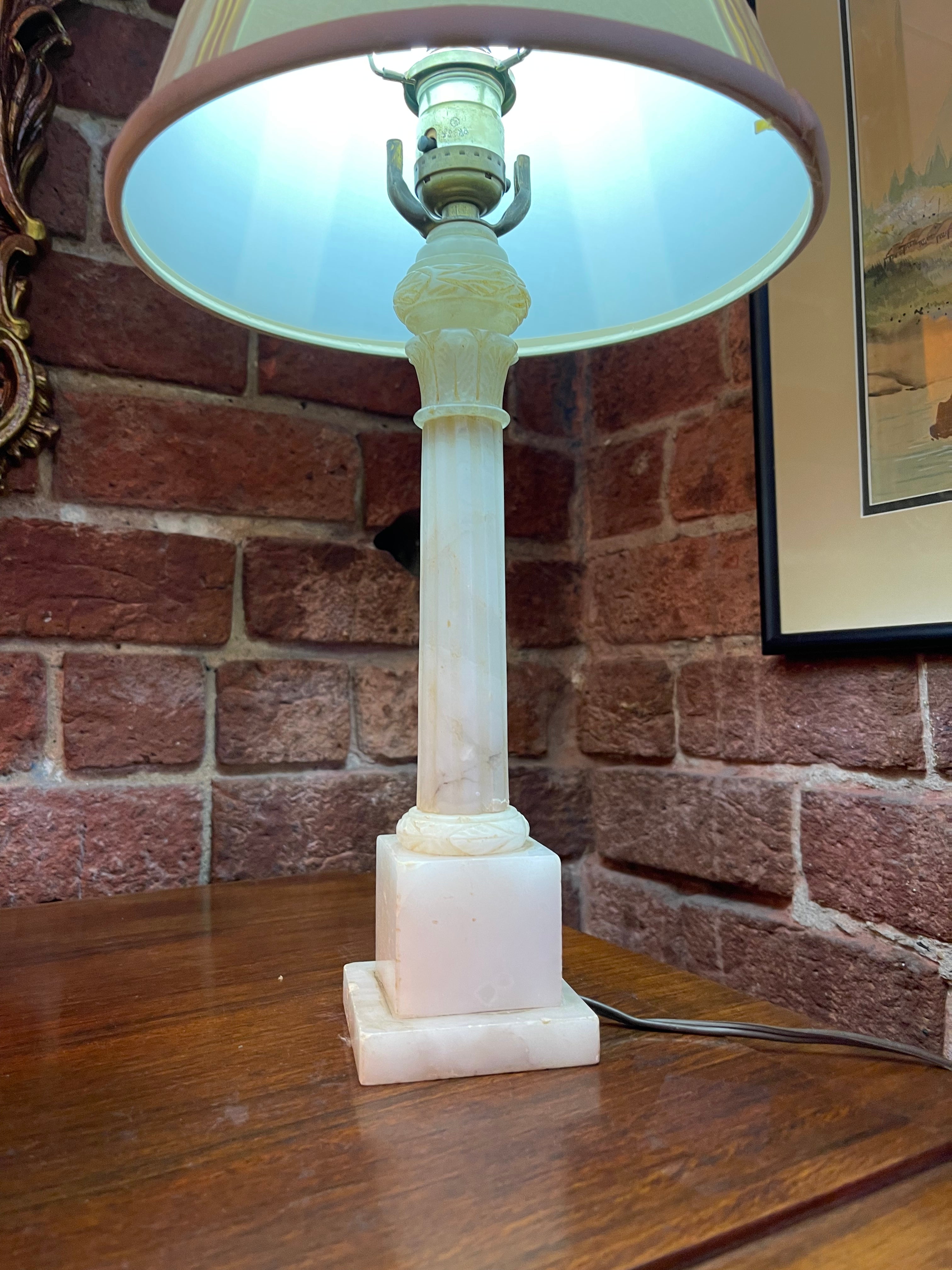Petite Marble Lamp