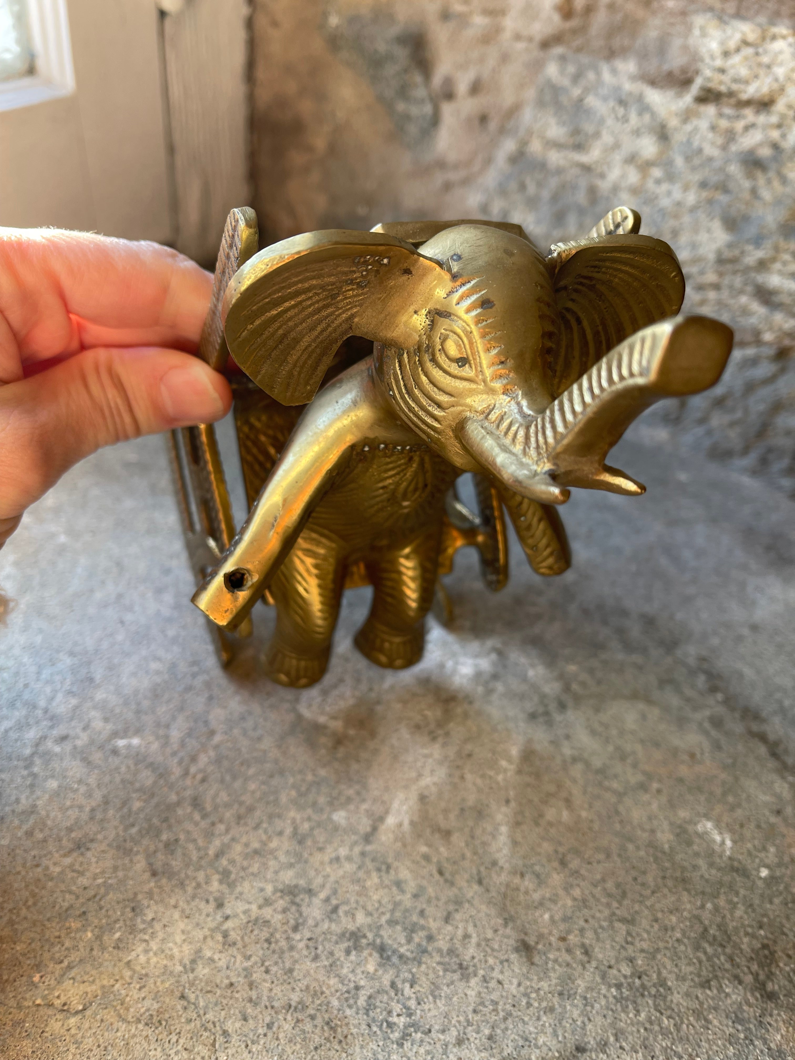 Brass Rocking Elephant