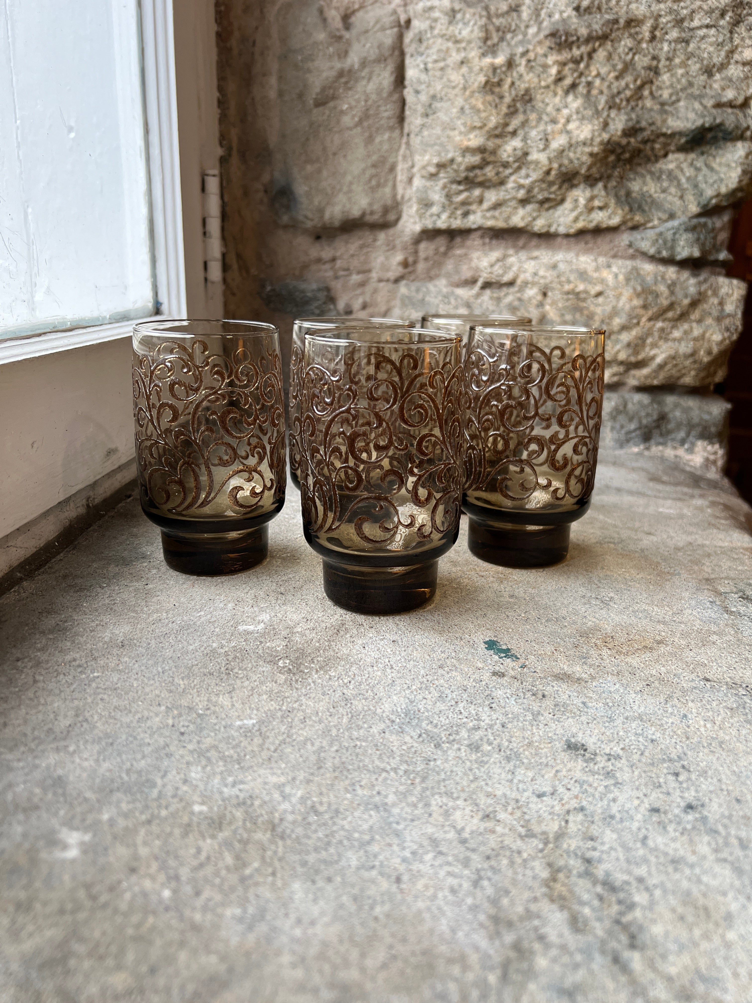 Set of 5 Libbey Prado Glasses