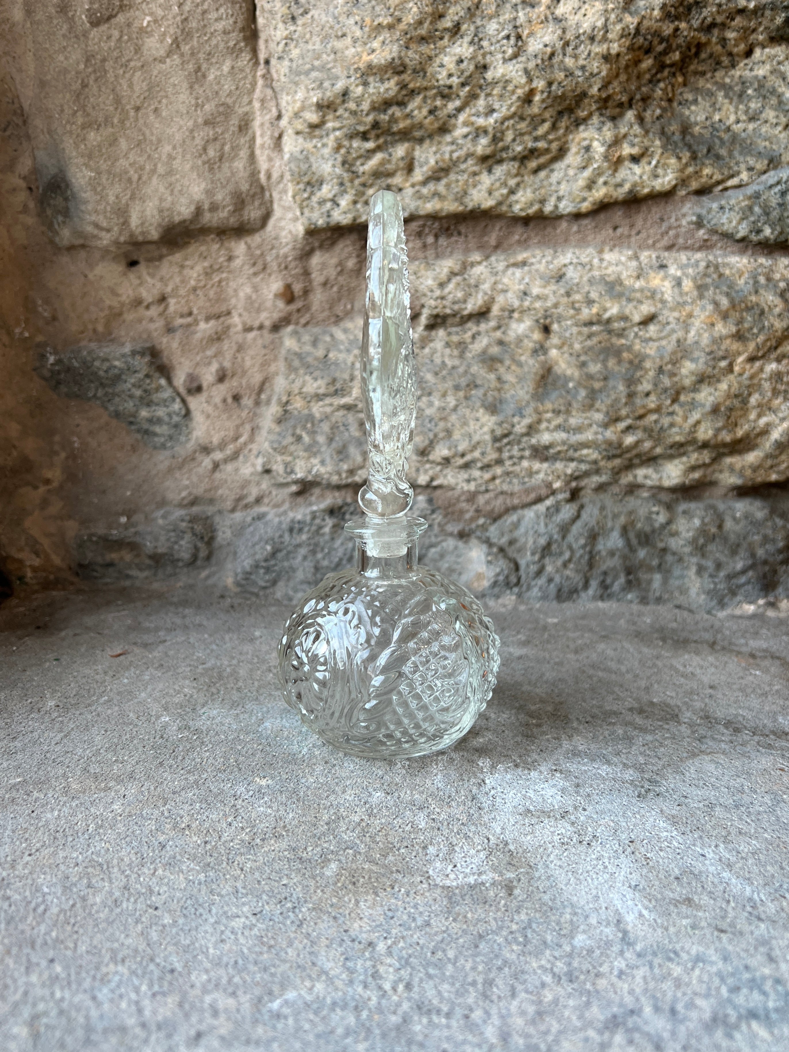 Ornate Glass Perfume Bottle