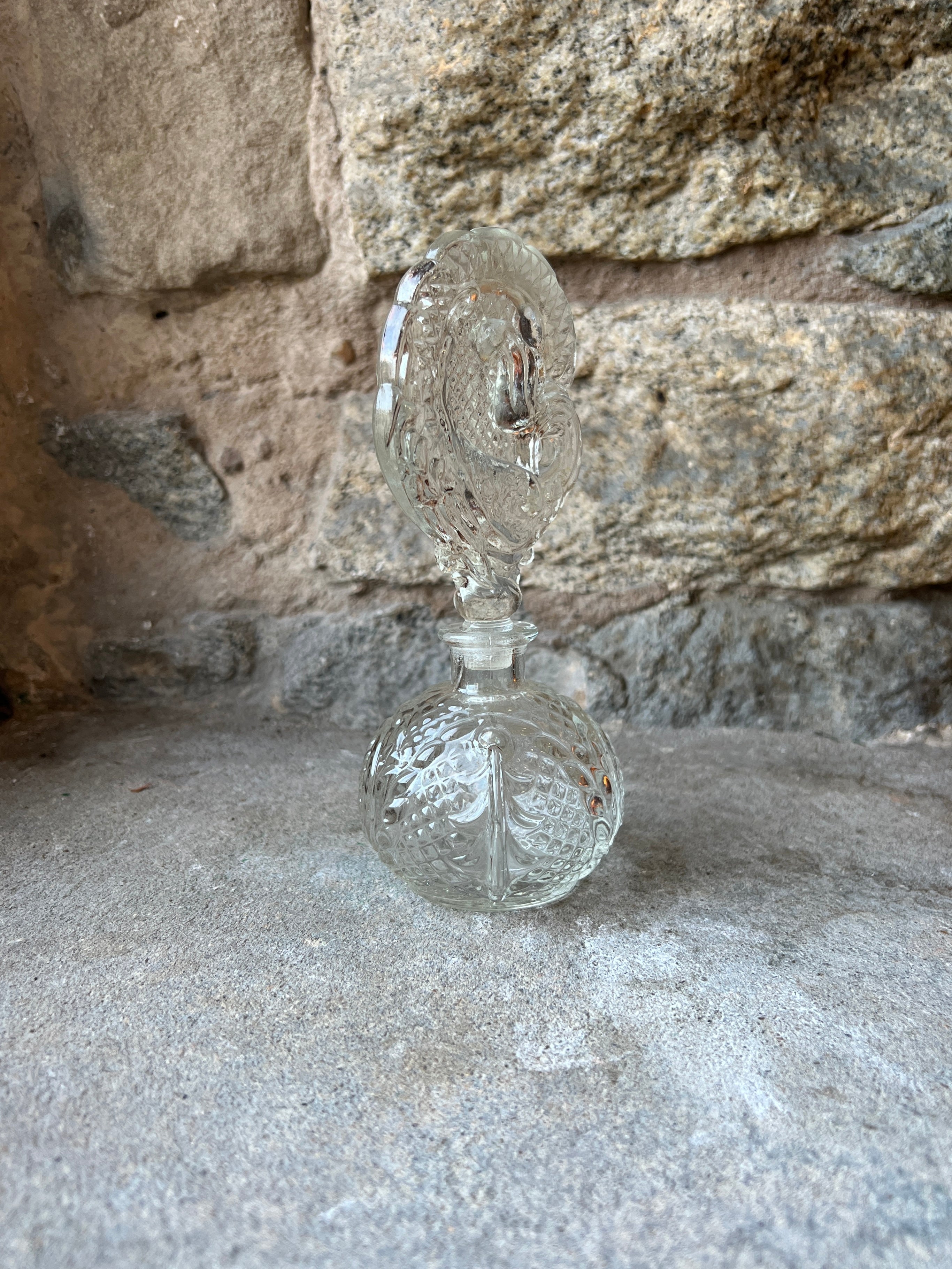 Ornate Glass Perfume Bottle