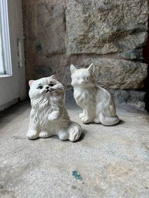 White Ceramic Cat