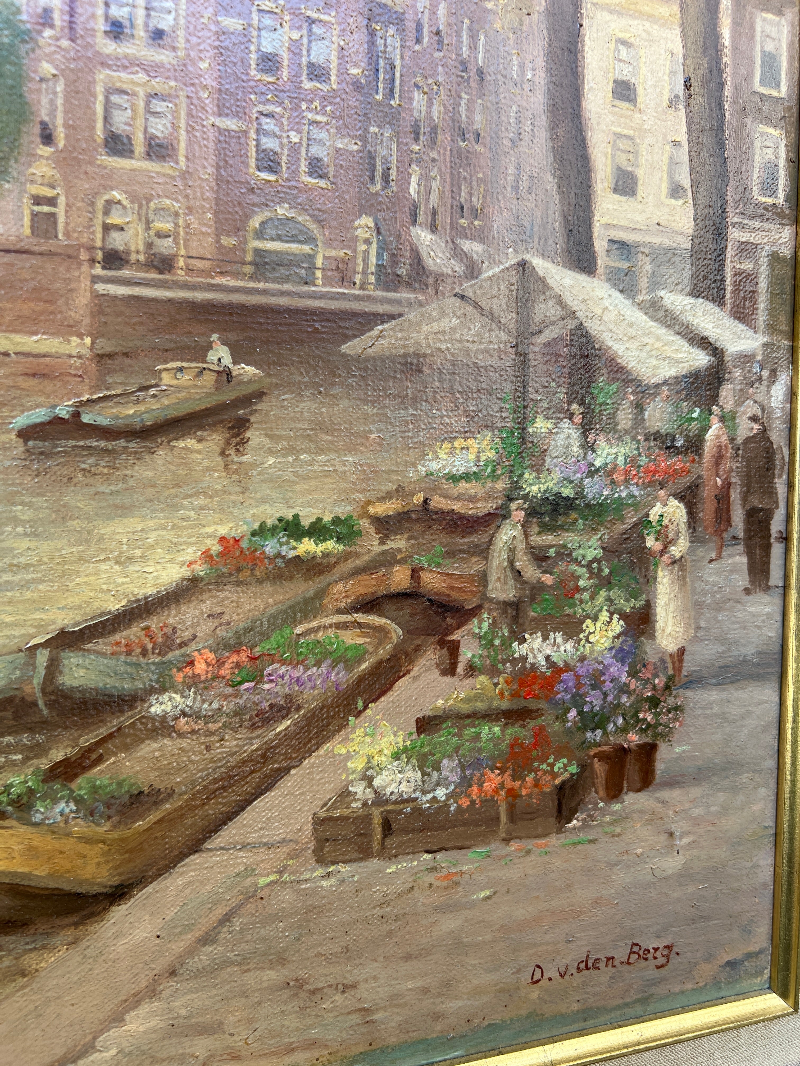 Flower Market Painting