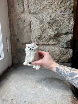 White Ceramic Cat