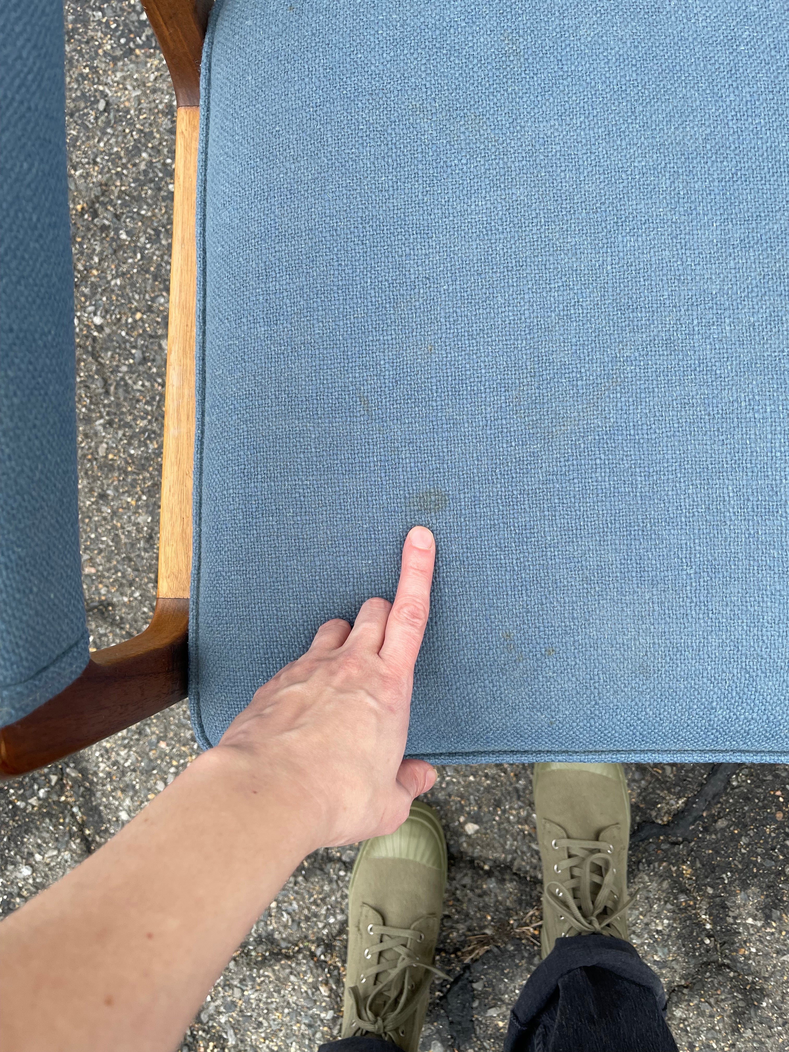 Milo Baughman Square Backed Chair Set