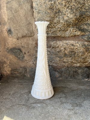 Open image in slideshow, Milk Glass Vases
