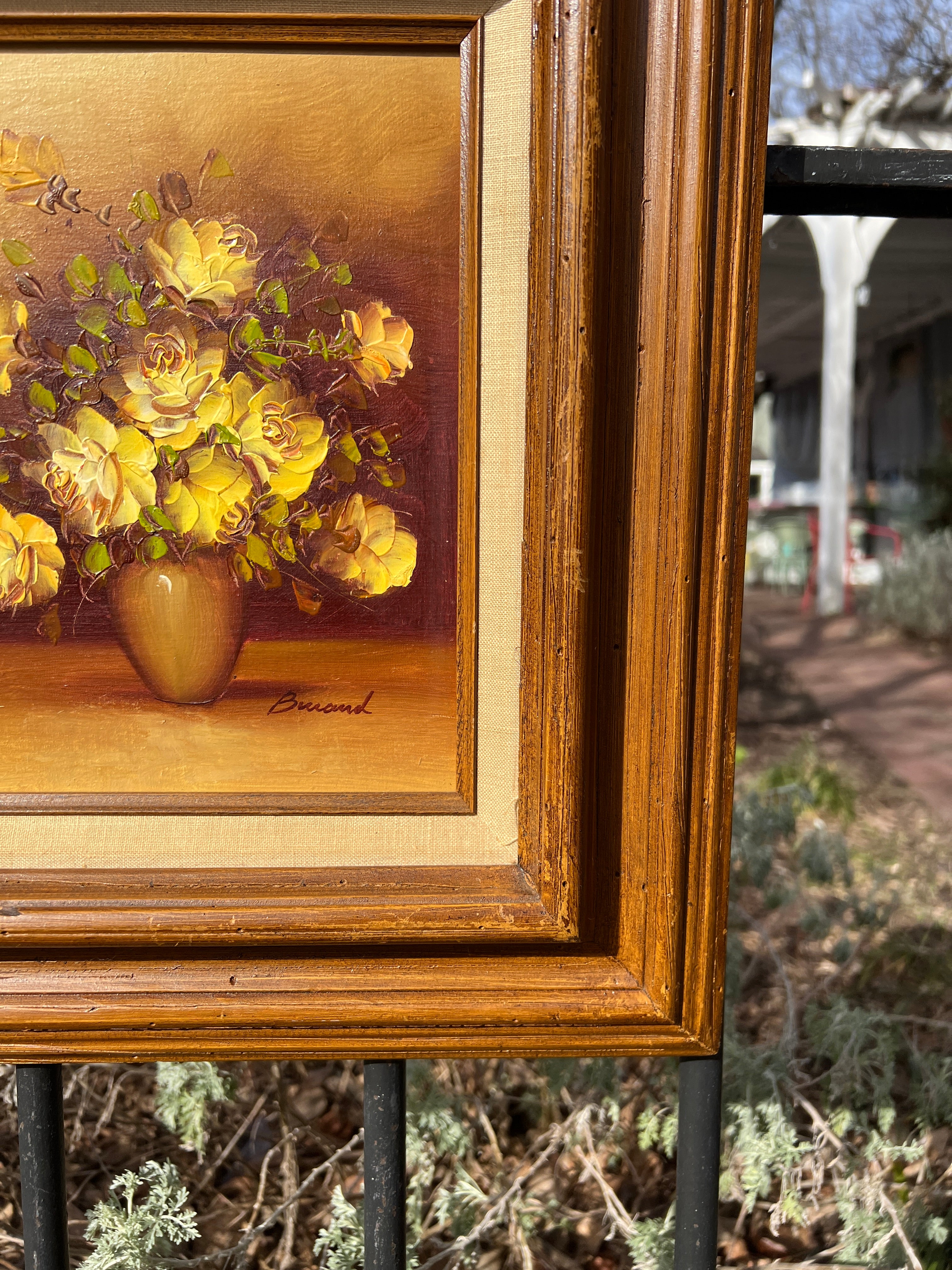 Yellow Floral Oil Painting