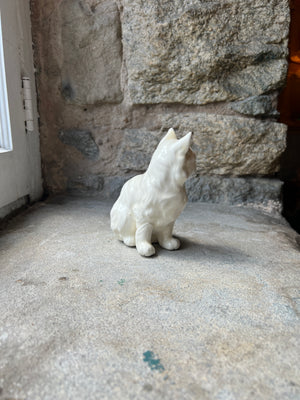 White Ceramic Cat