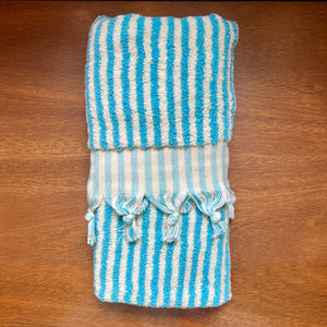 Open image in slideshow, Handwoven Turkish Cotton Terry Hand Towel
