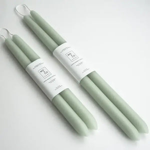 Open image in slideshow, 100% Beeswax Dipped Taper Candles | All Natural, Handmade: 10&quot; Long
