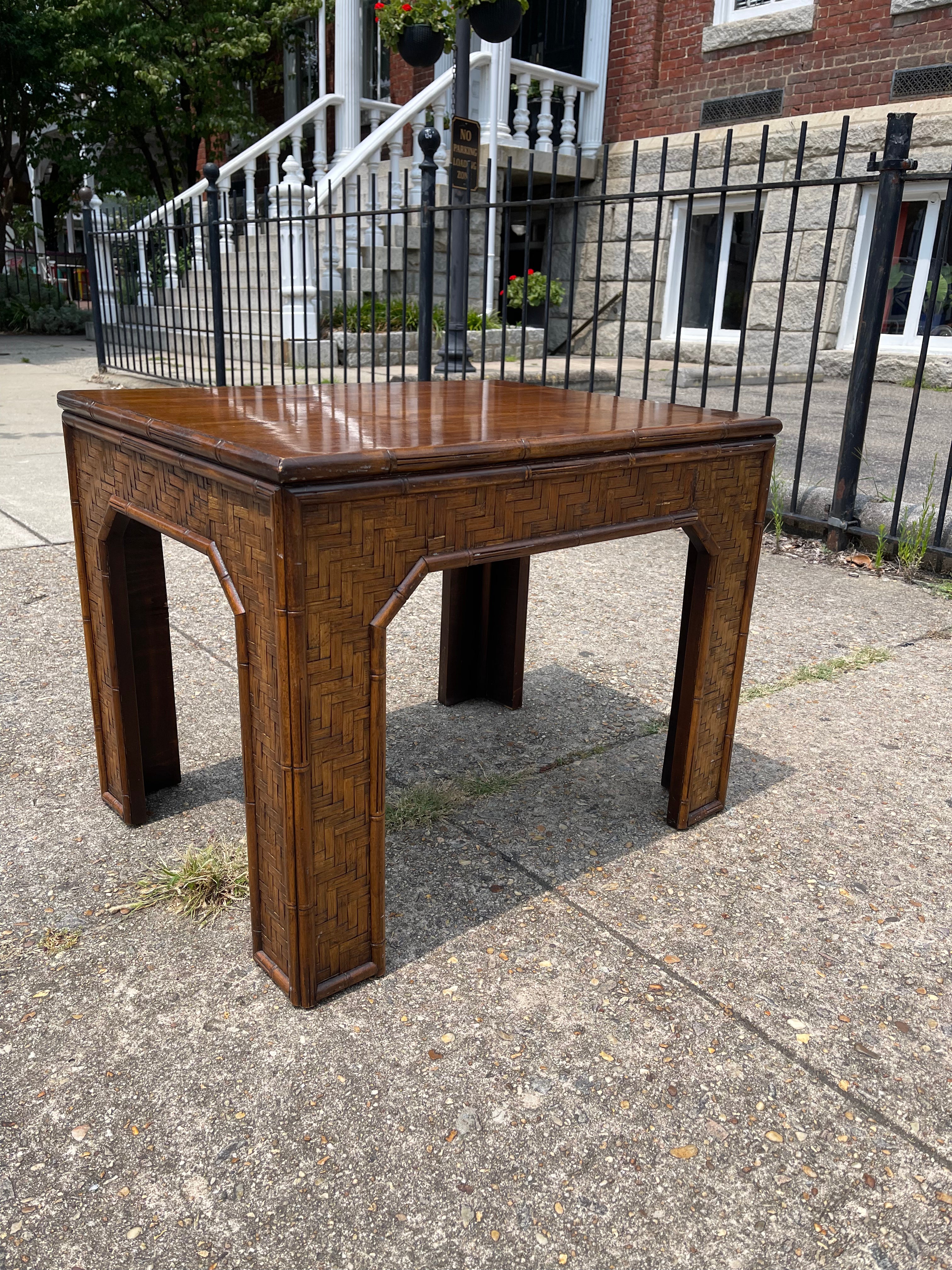 Lane Herringbone Side Table