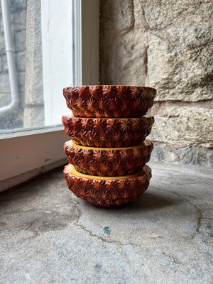 Set of 4 Holt Howard Pineapple Bowls