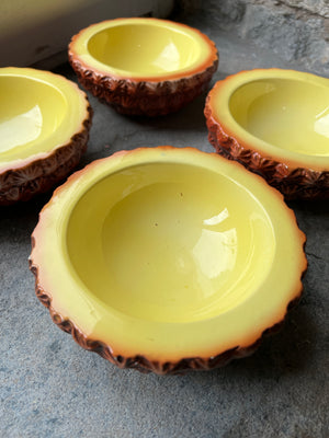 Set of 4 Holt Howard Pineapple Bowls