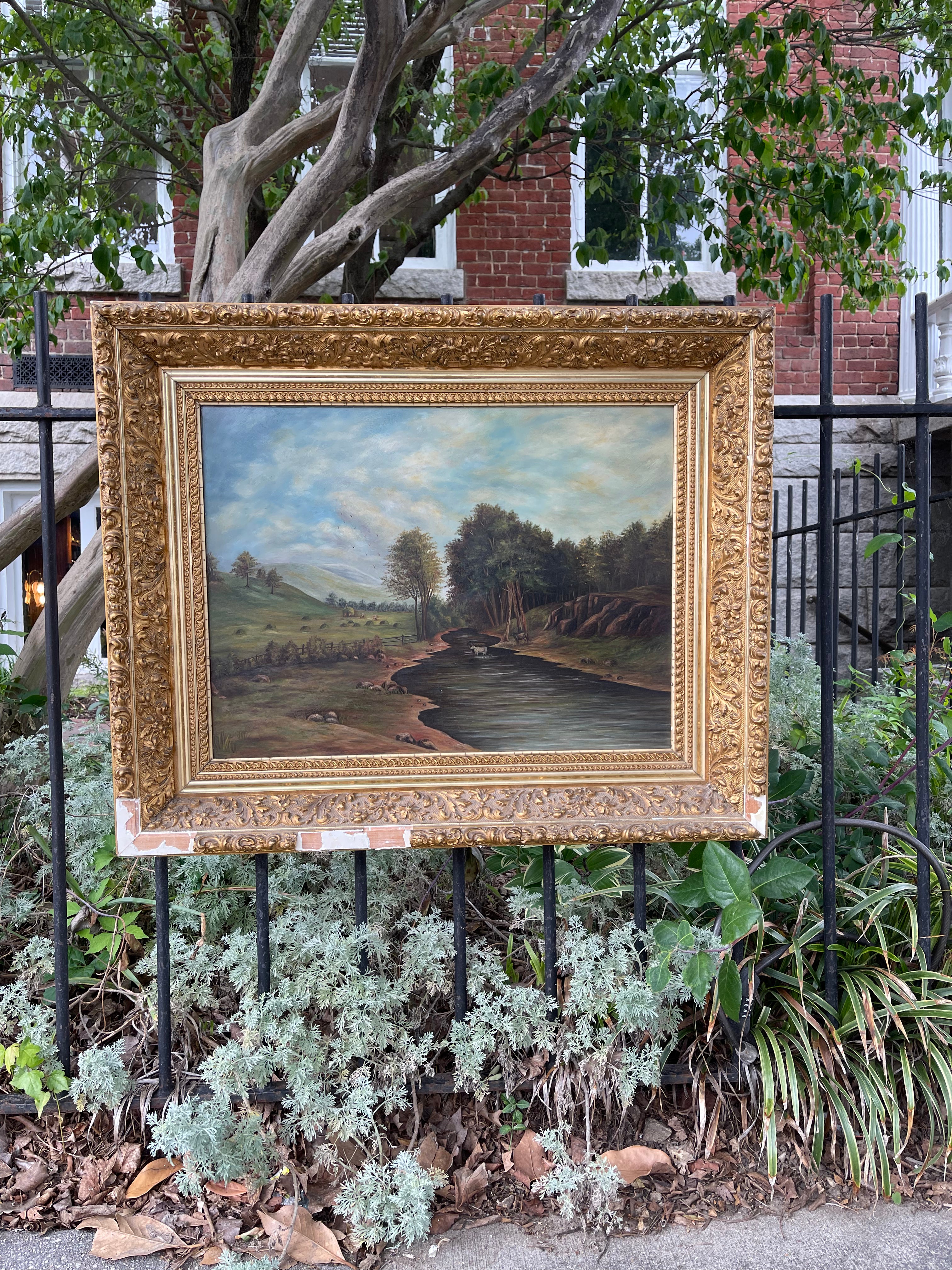 Bucolic Landscape Painting