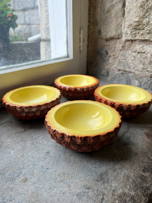 Set of 4 Holt Howard Pineapple Bowls