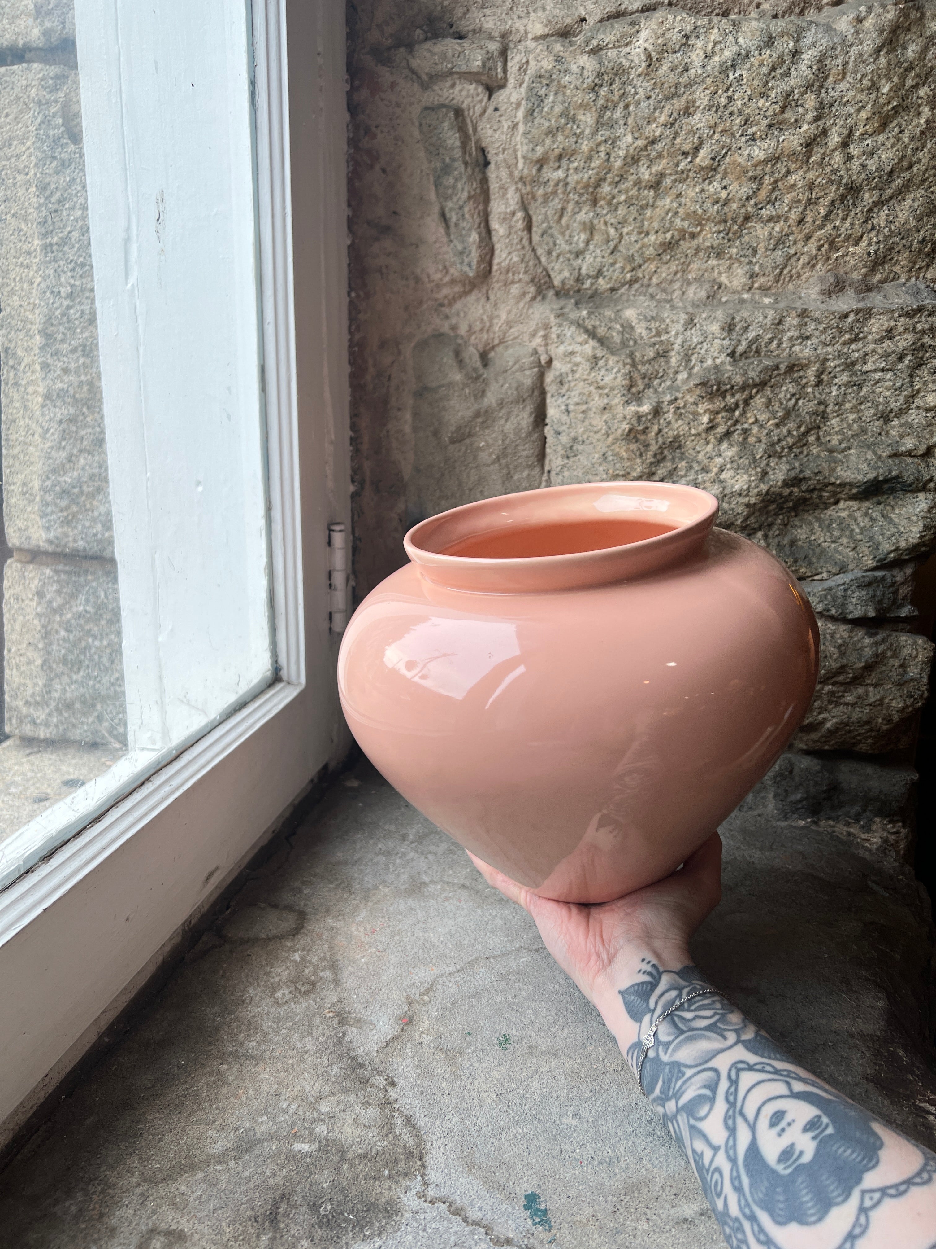 Pink Haeger Vase