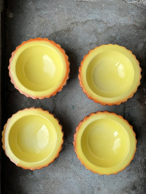 Set of 4 Holt Howard Pineapple Bowls