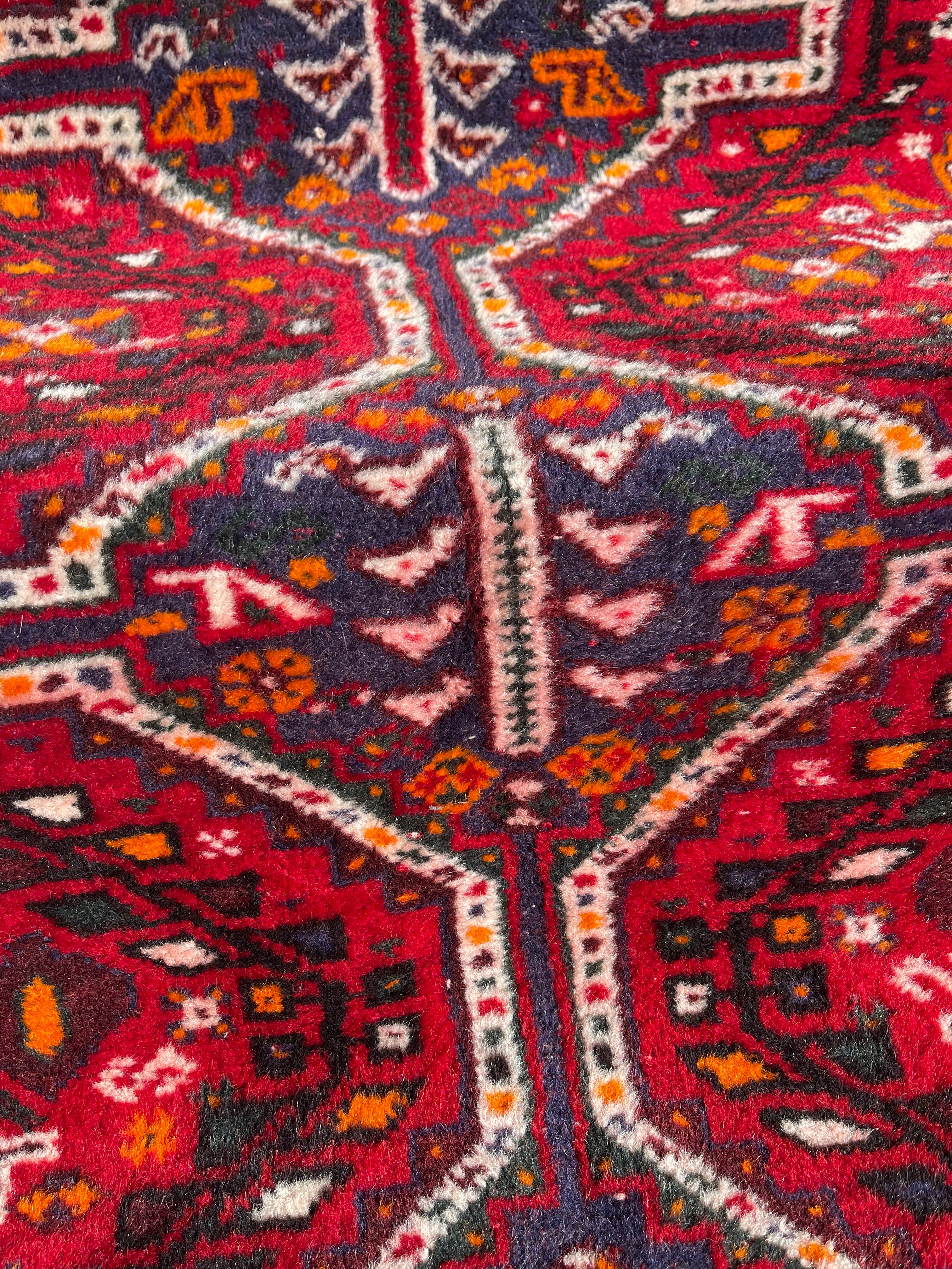 Bright Red Soft Persian Rug