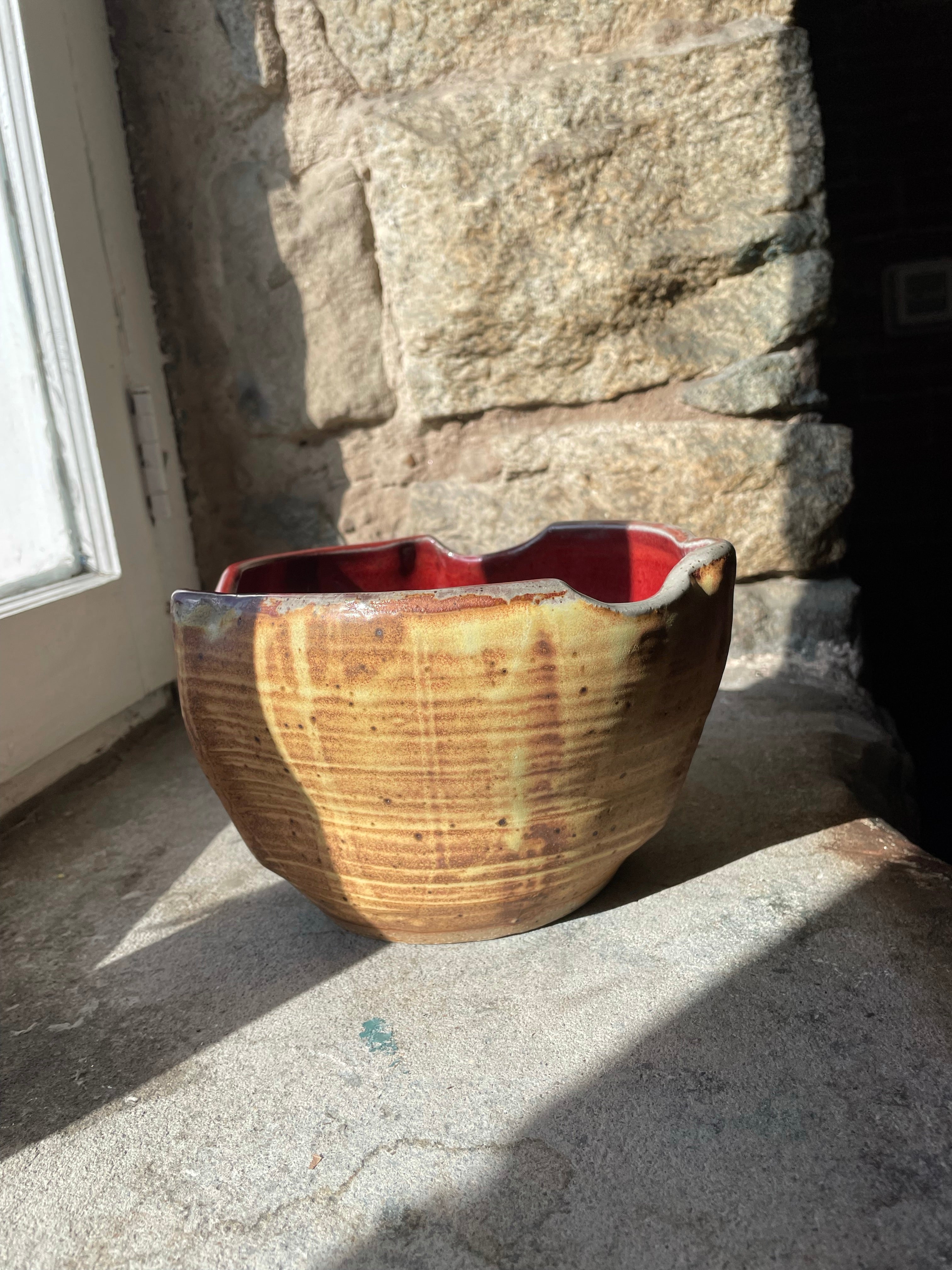 Heavy Handmade Planter Bowl